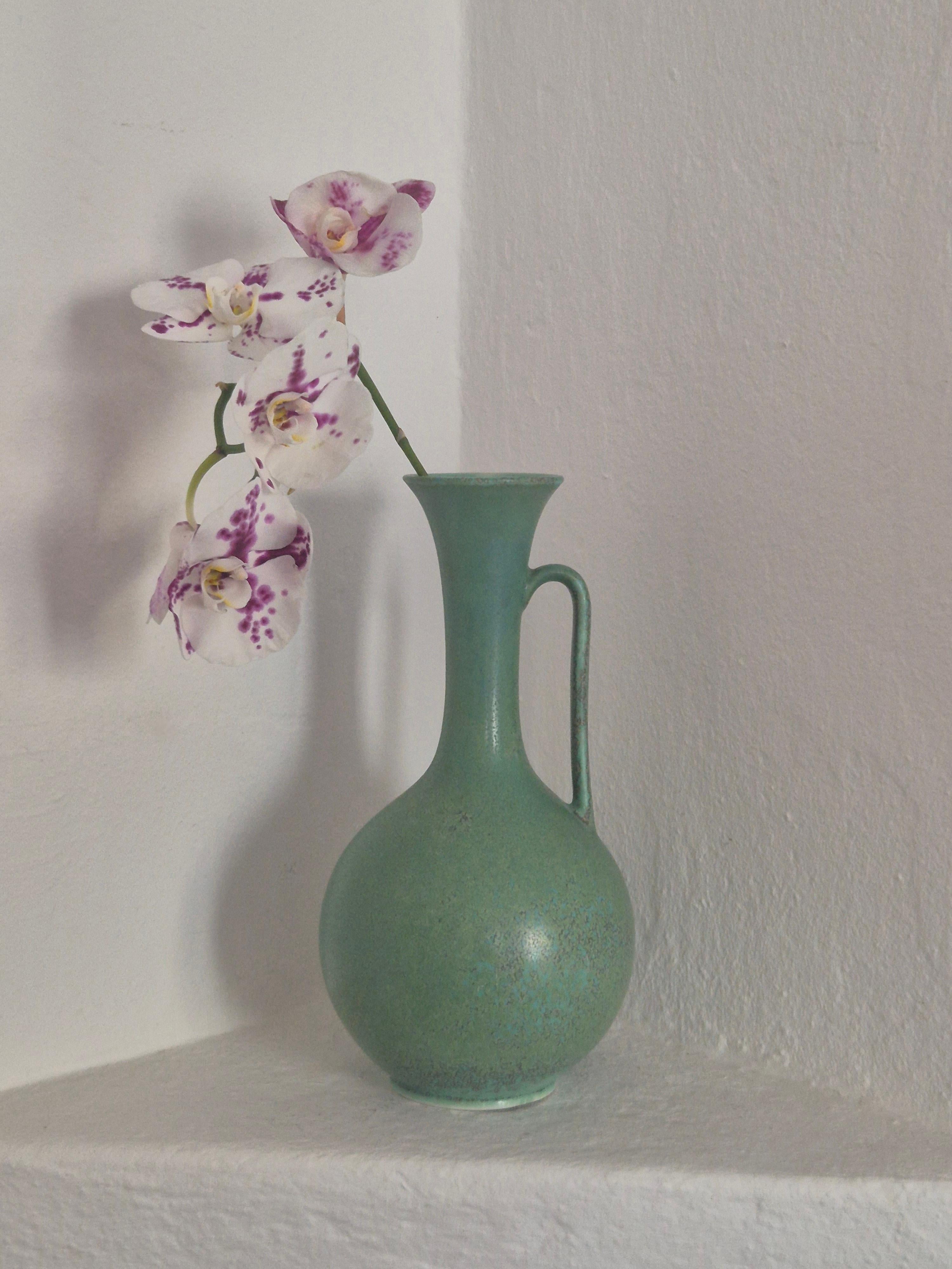 Scandinave moderne Gunnar Nylund, rare Large Decorative Ceramic Vase / Carafe, Scandinavian Modern en vente