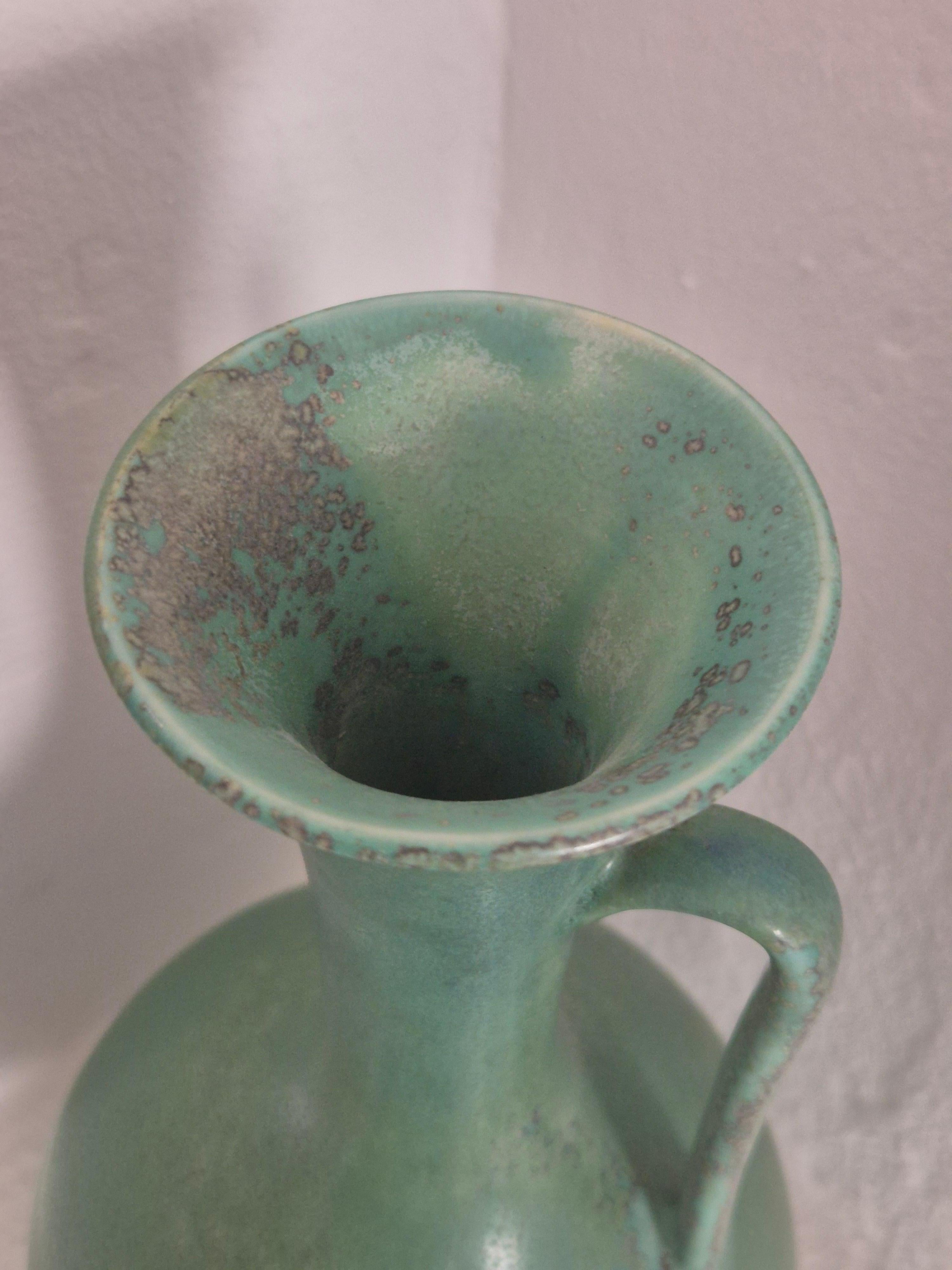 Gunnar Nylund, rare Large Decorative Ceramic Vase / Carafe, Scandinavian Modern en vente 1