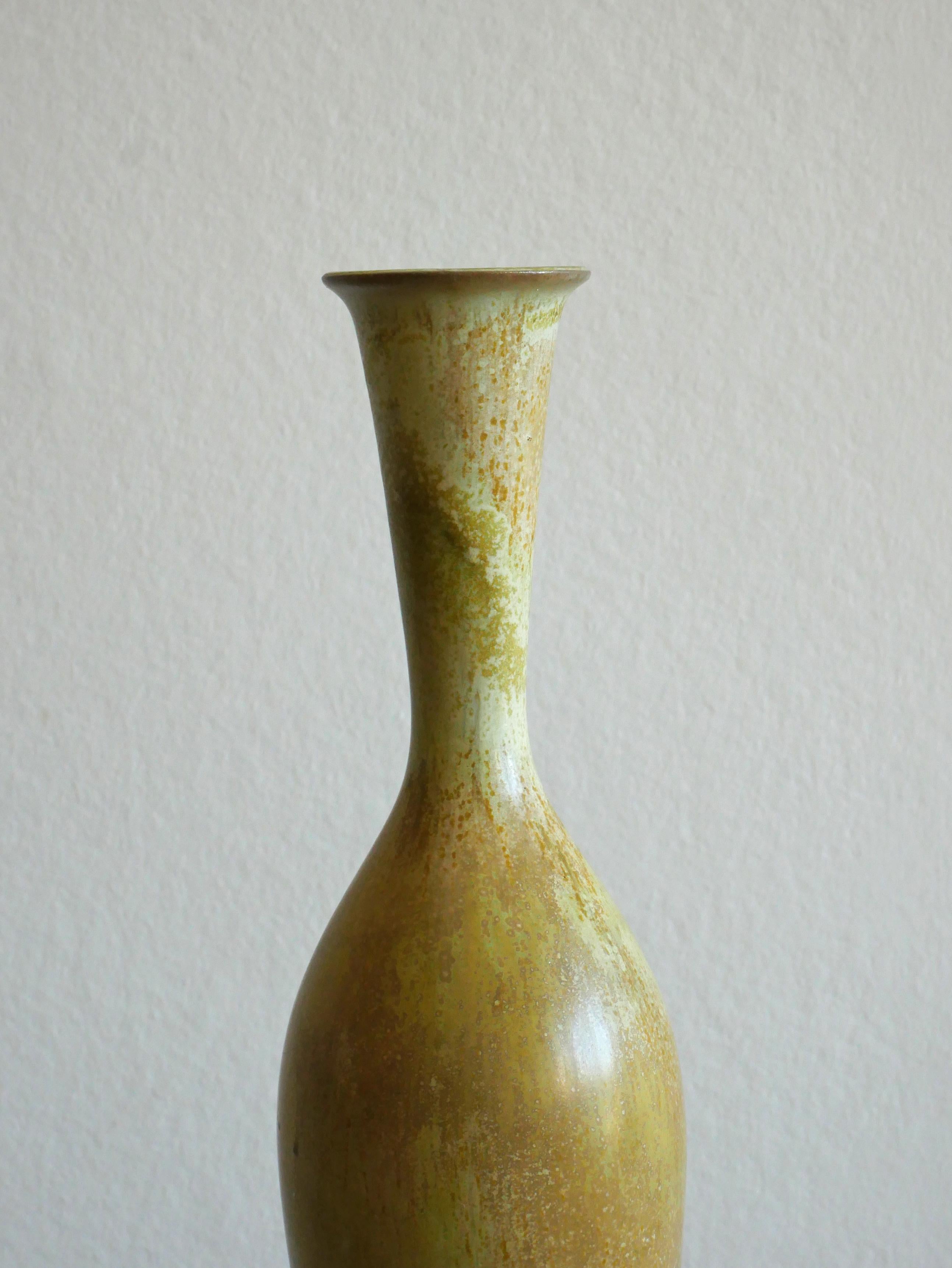 Glazed Gunnar Nylund Rörstrand Vase, 1950s, Sweden For Sale