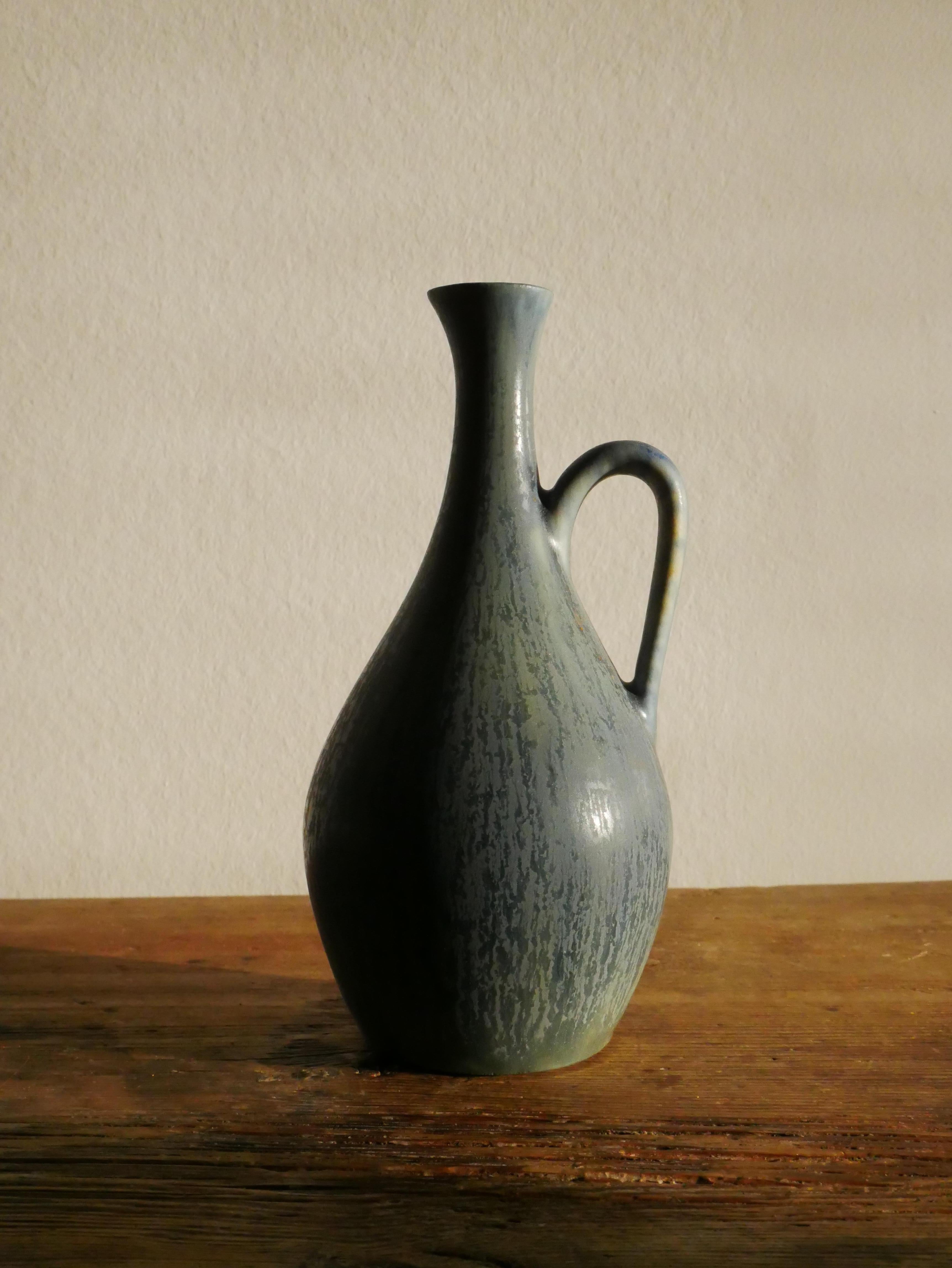 Stoneware Carl-Harry Stålhane Vase for Rörstrand 1950s Sweden
