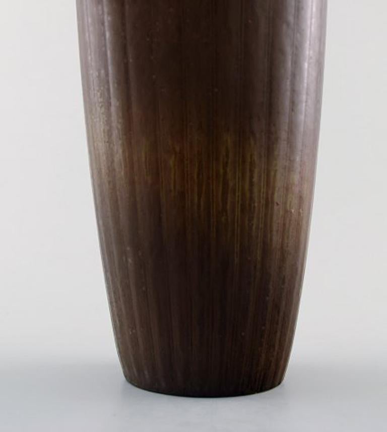 Swedish Gunnar Nylund, Rörstrand Vase in Ceramics, Beautiful Glaze For Sale