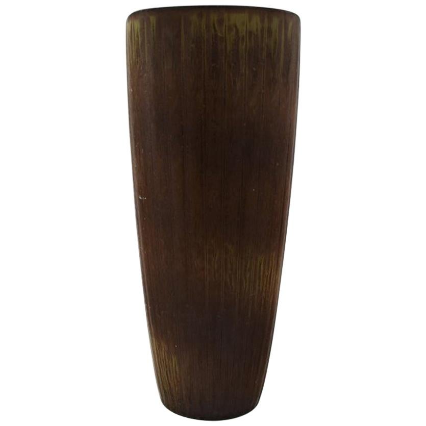 Gunnar Nylund, Rörstrand-Vase aus Keramik, schöne Glasur