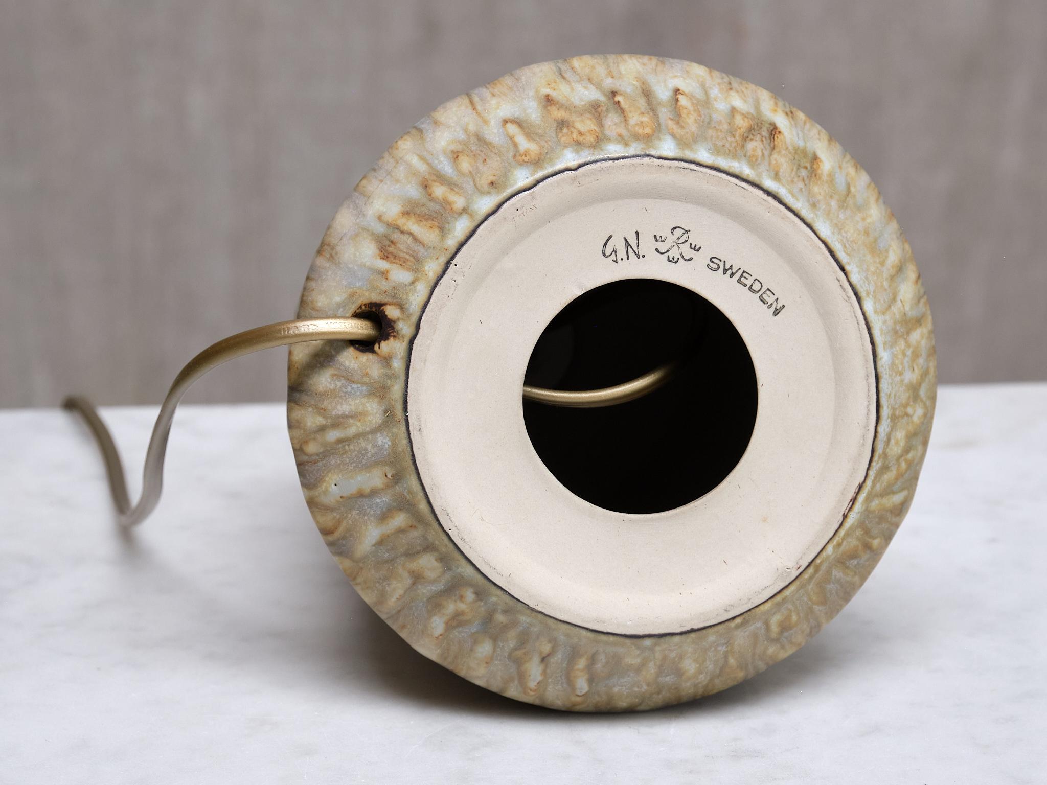 Gunnar Nylund Lampe de table en céramique 