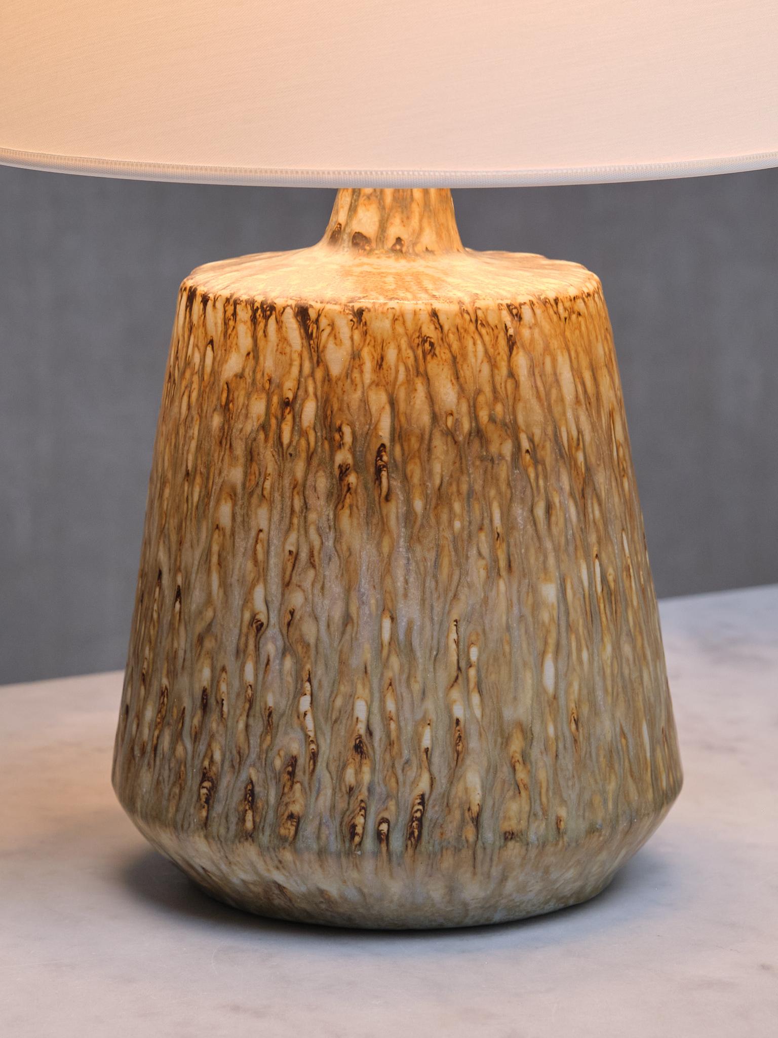Suédois Gunnar Nylund Lampe de table en céramique 