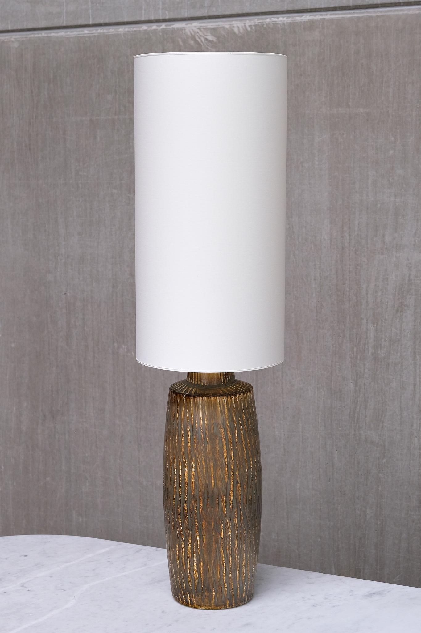 Gunnar Nylund 'Rubus' Stoneware Floor/ Large Table Lamp Rörstrand, Sweden, 1960s For Sale 6