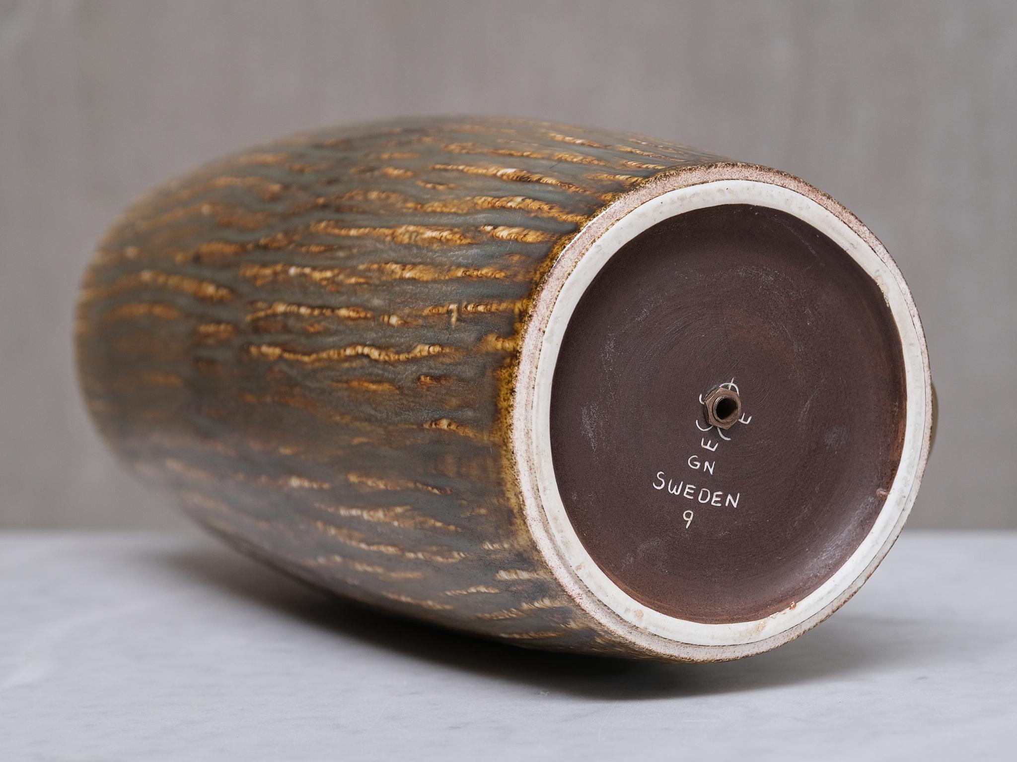 Gunnar Nylund 'Rubus' Stoneware Floor/ Large Table Lamp Rörstrand, Sweden, 1960s For Sale 7