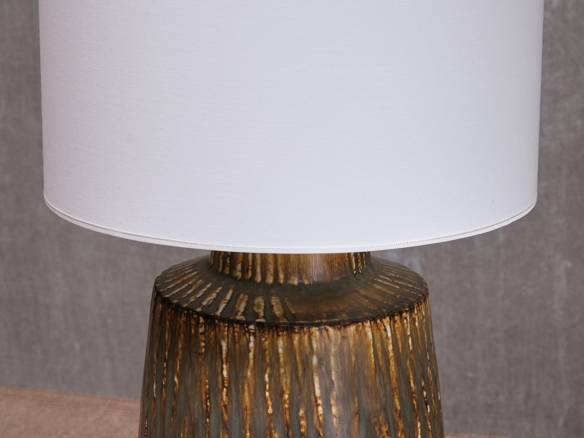 Gunnar Nylund 'Rubus' Stoneware Floor/ Large Table Lamp Rörstrand, Sweden, 1960s For Sale 3