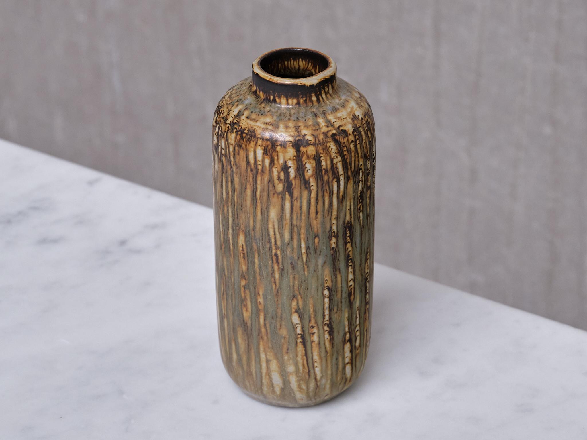 Gunnar Nylund 'Rubus' Stoneware Vase, Rörstrand, Sweden, 1965 For Sale 1