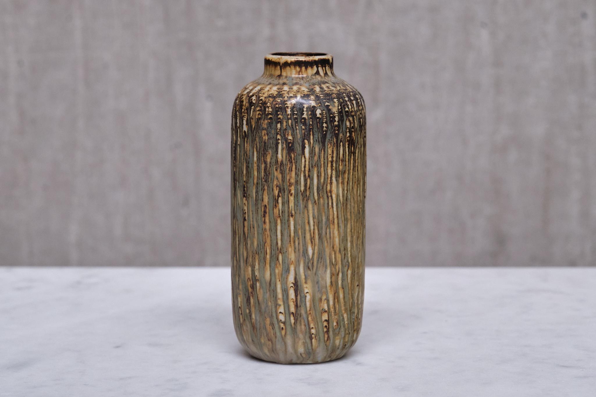 Gunnar Nylund 'Rubus' Stoneware Vase, Rörstrand, Sweden, 1965 For Sale 3