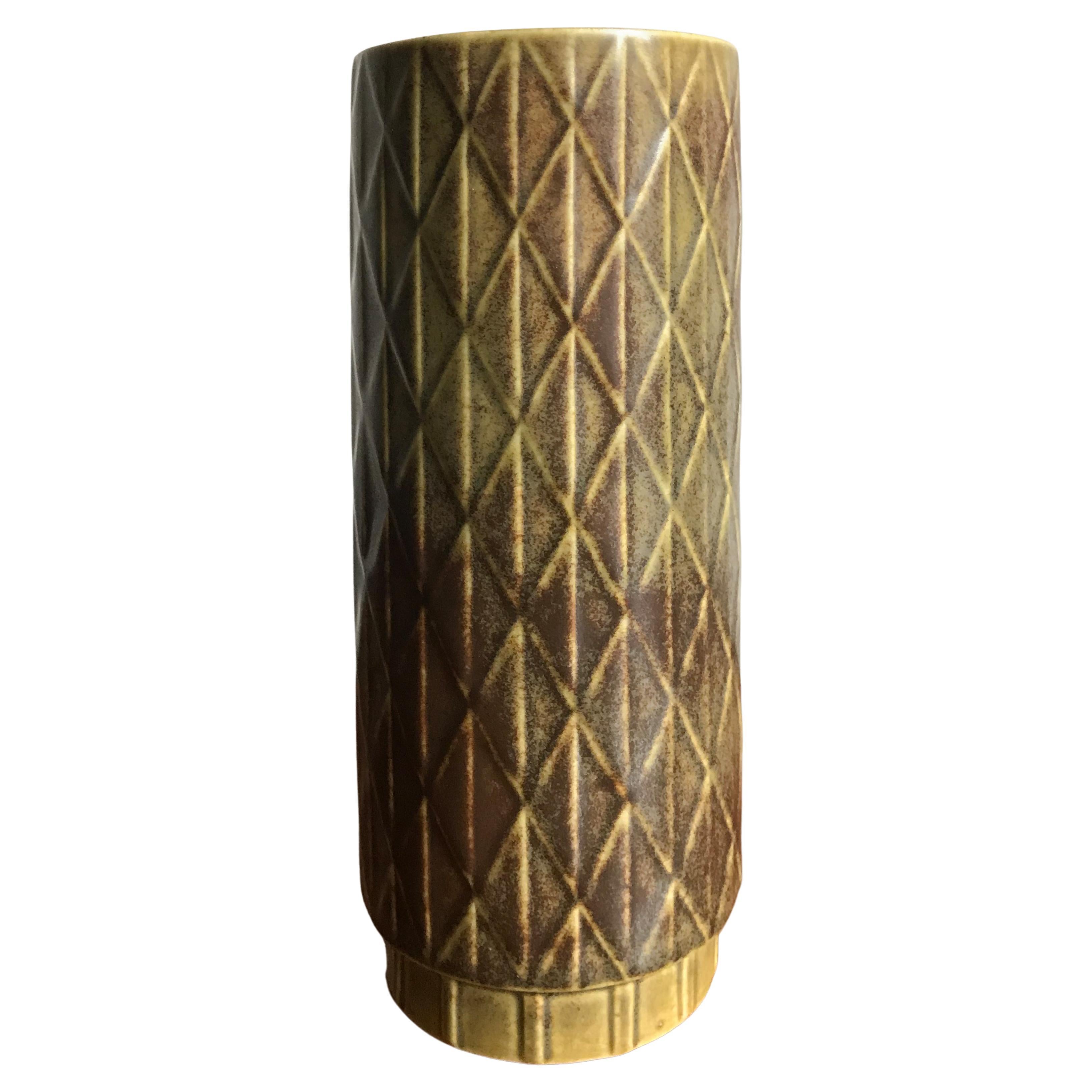 Gunnar Nylund Scandinavian Midcentury Ceramic Vase for Rörstrand 1960s 