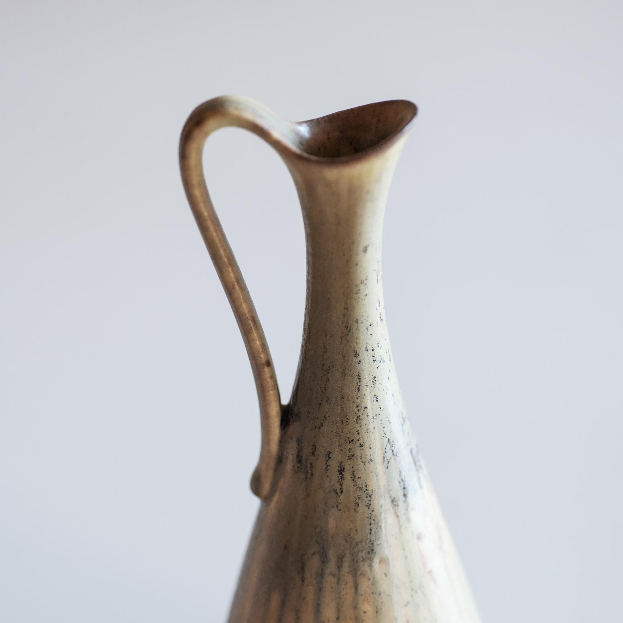 Mid-20th Century Gunnar Nylund Small Stoneware Pitcher, ARL Series, for Rörstrand, 1950s For Sale