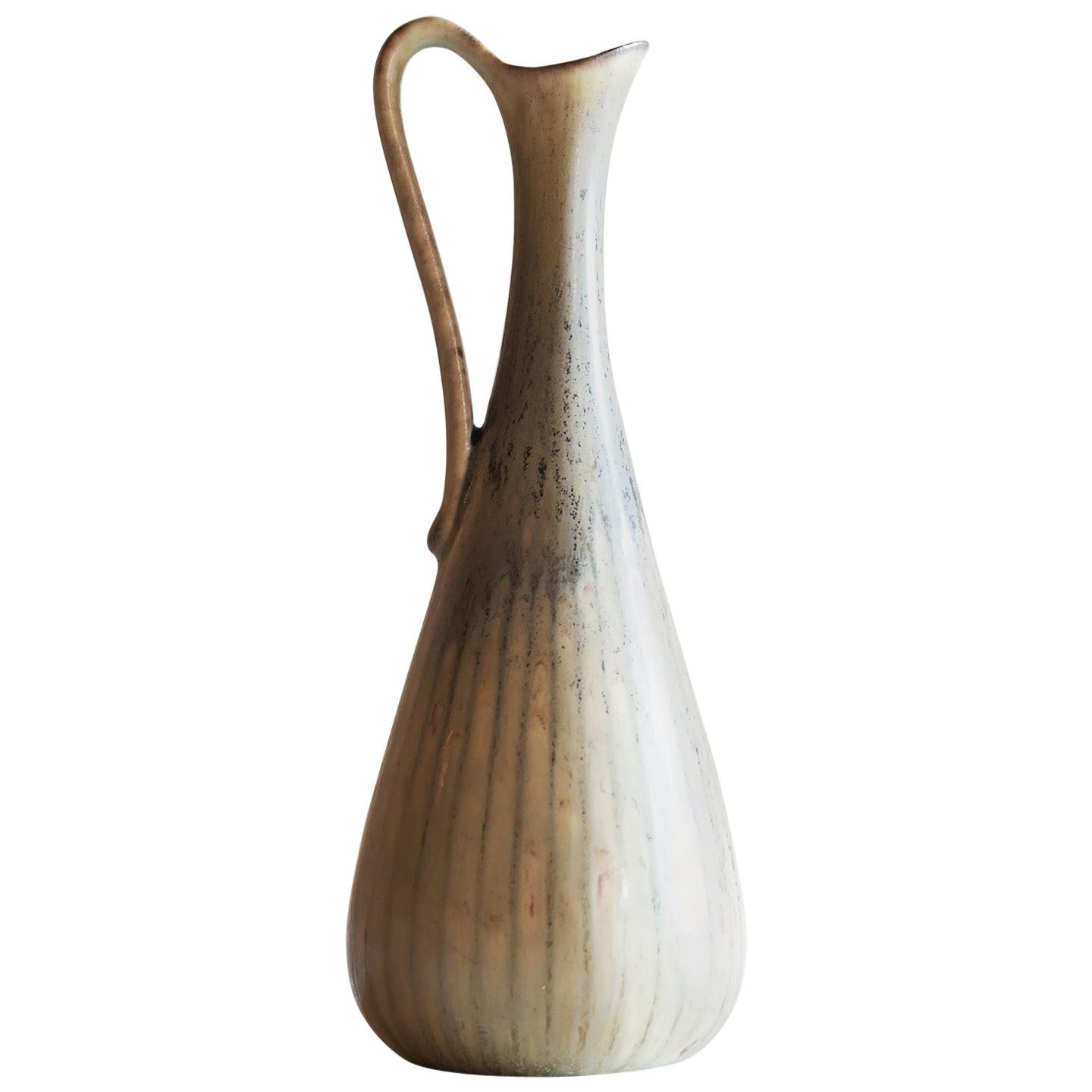 Gunnar Nylund Small Stoneware Pitcher, ARL Series, for Rörstrand, 1950s