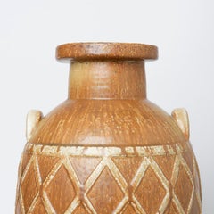 Gunnar Nylund Stoneware Floor Vase for Rörstrand, 1940s