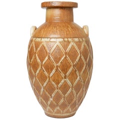 Gunnar Nylund Stoneware Floor Vase for Rörstrand, 1940s