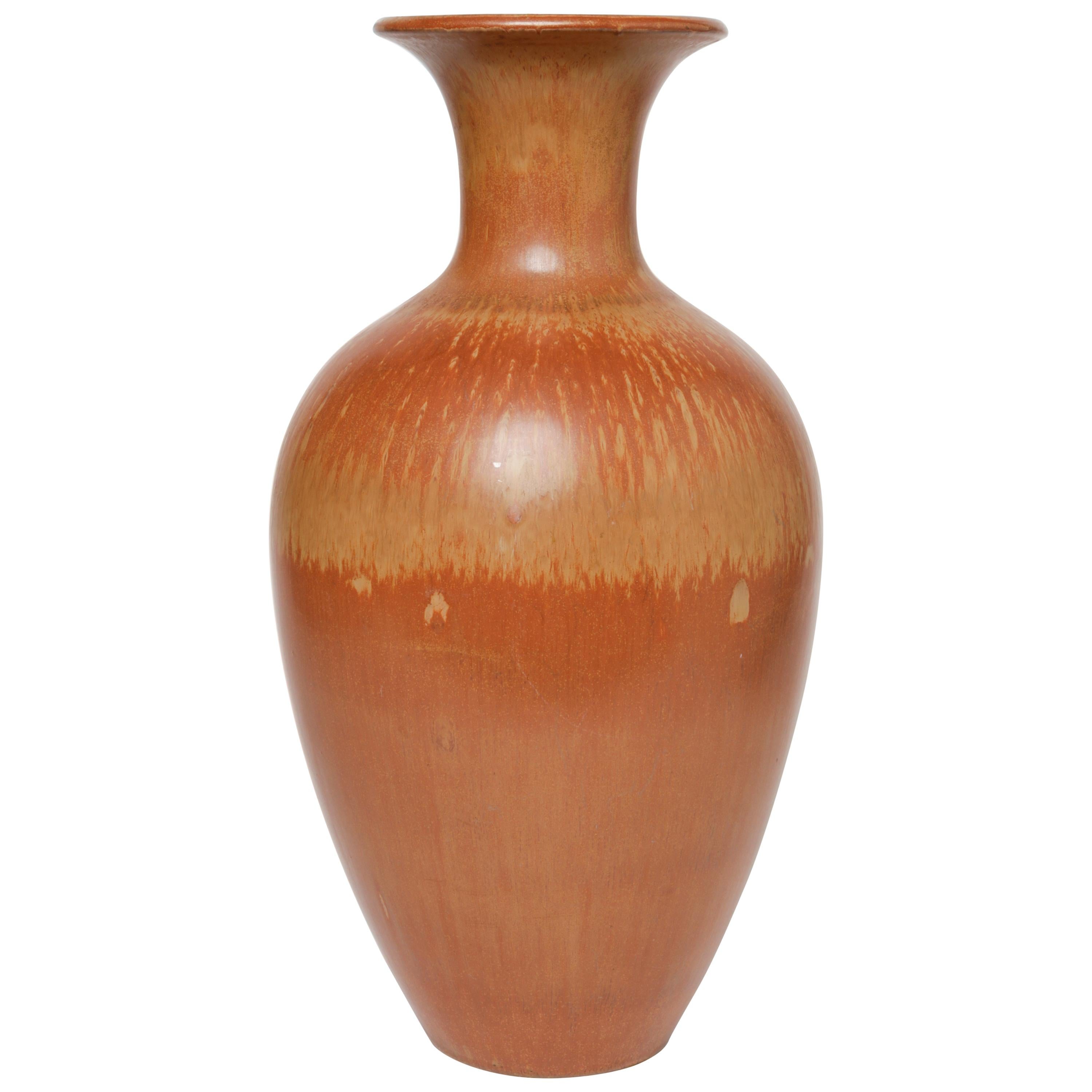 Gunnar Nylund Stoneware Floor Vase for Rörstrand, 1950s For Sale