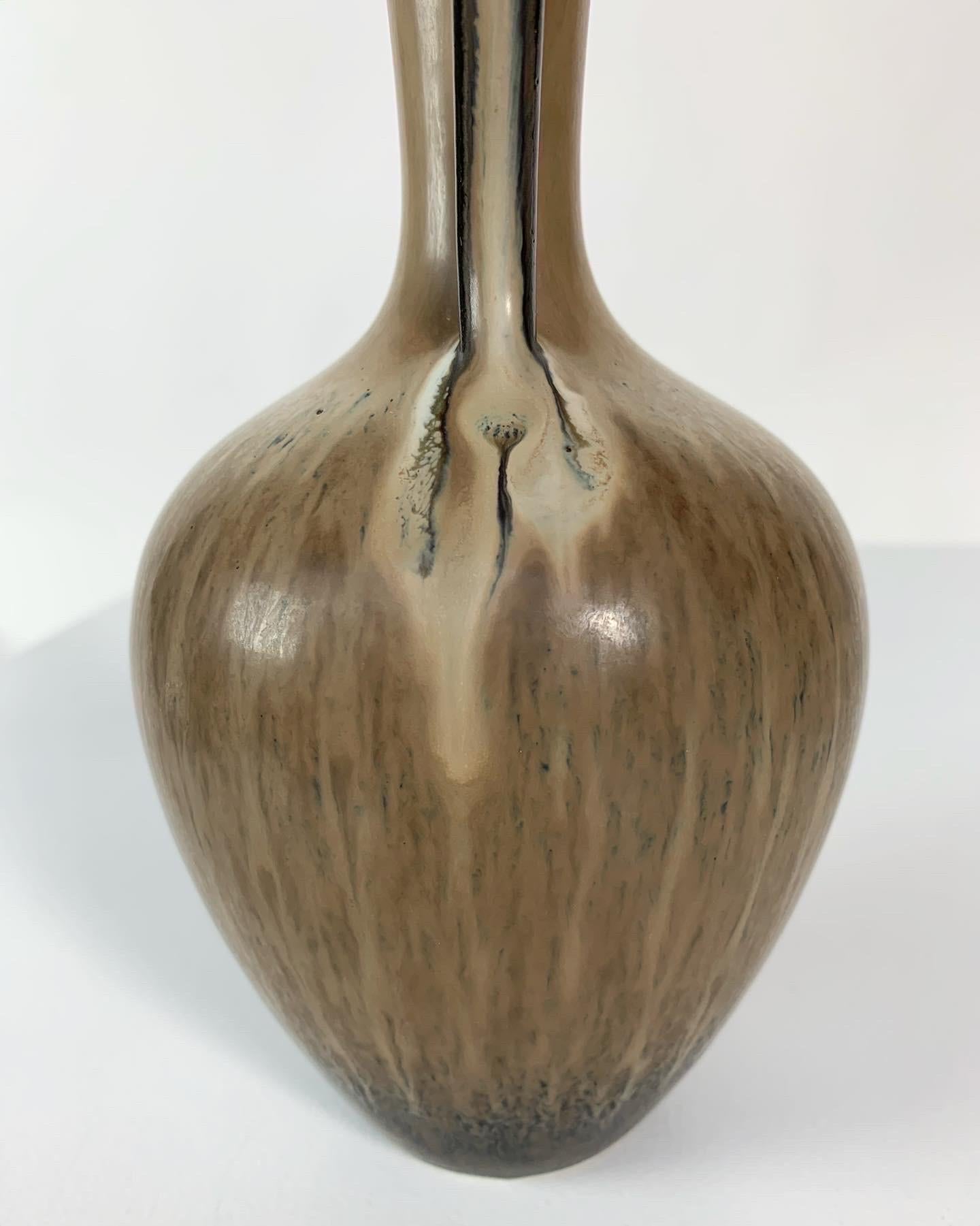 Gunnar Nylund Stoneware Vase AUQ Jug Rörstrand Sweden 1950s For Sale 1