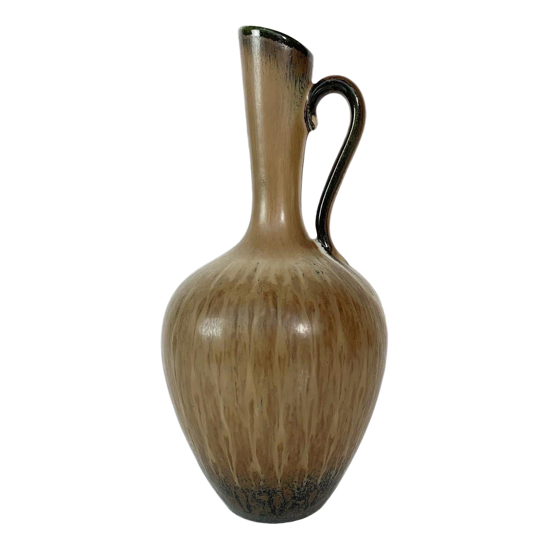 Gunnar Nylund Stoneware Vase AUQ Jug Rörstrand Sweden 1950s