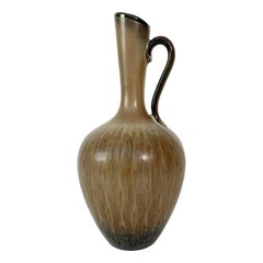 Gunnar Nylund Stoneware Vase AUQ Jug Rörstrand Sweden 1950s