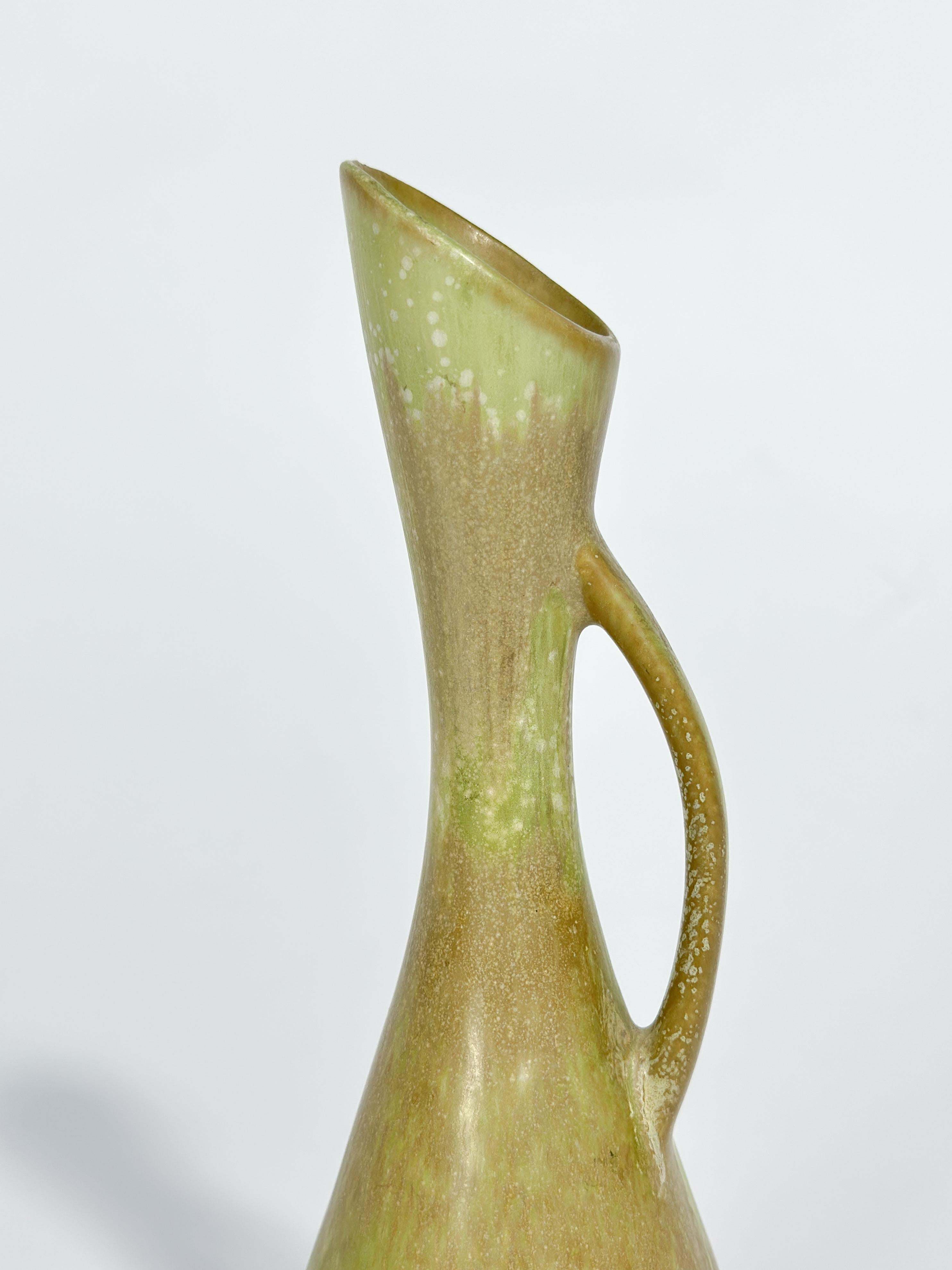 Fatto a mano Vaso in gres Gunnar Nylund Rörstrand Brocca Svezia anni '50 in vendita