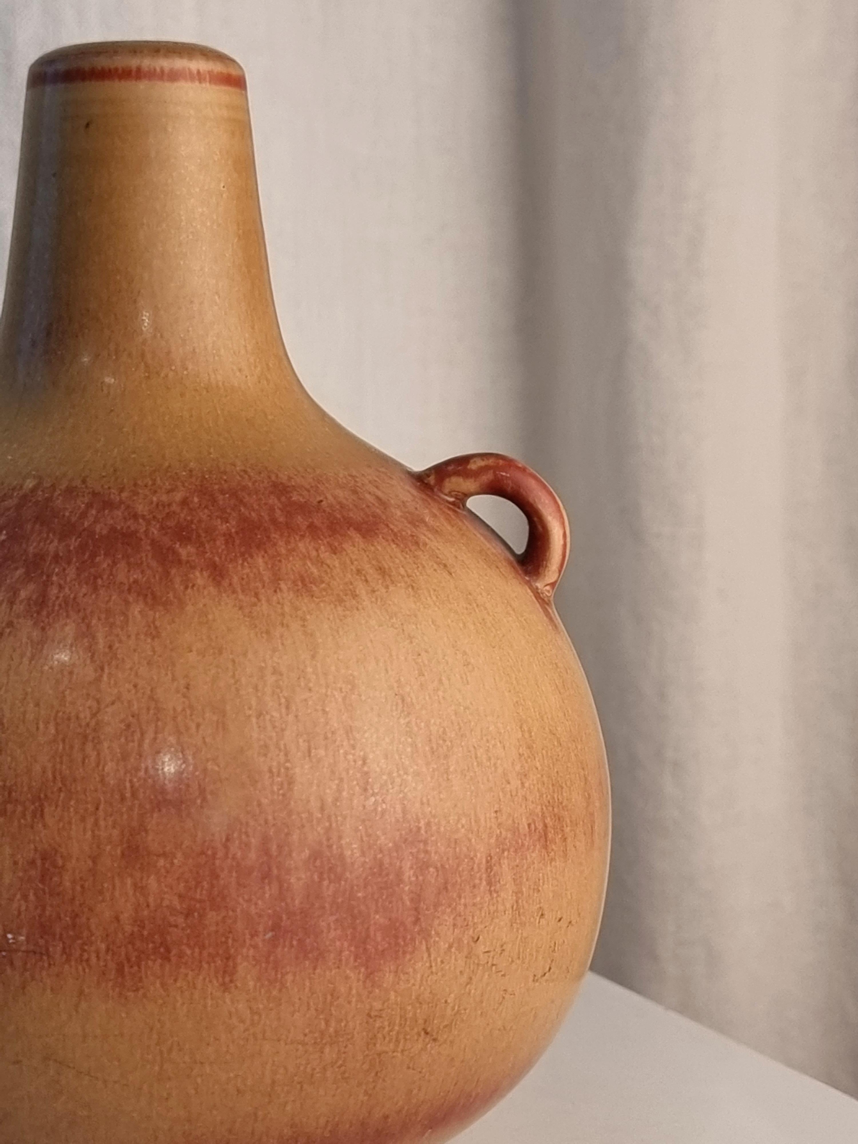 Swedish Gunnar Nylund, stoneware vase, Rörstrand, Scandinavian Midcentury For Sale