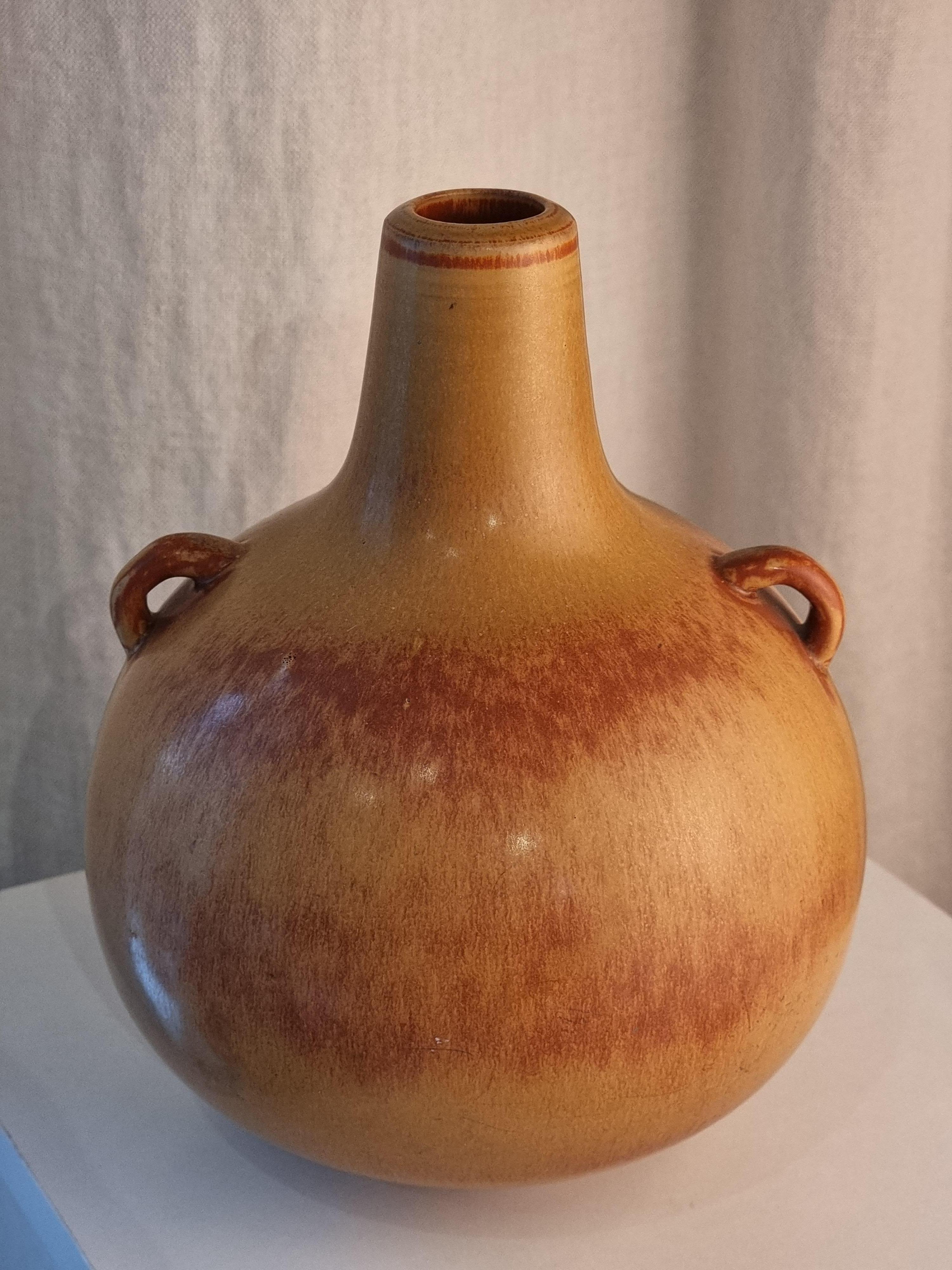 20ième siècle Gunnar Nylund, vase en grès, Rörstrand, Scandinavian Midcentury en vente
