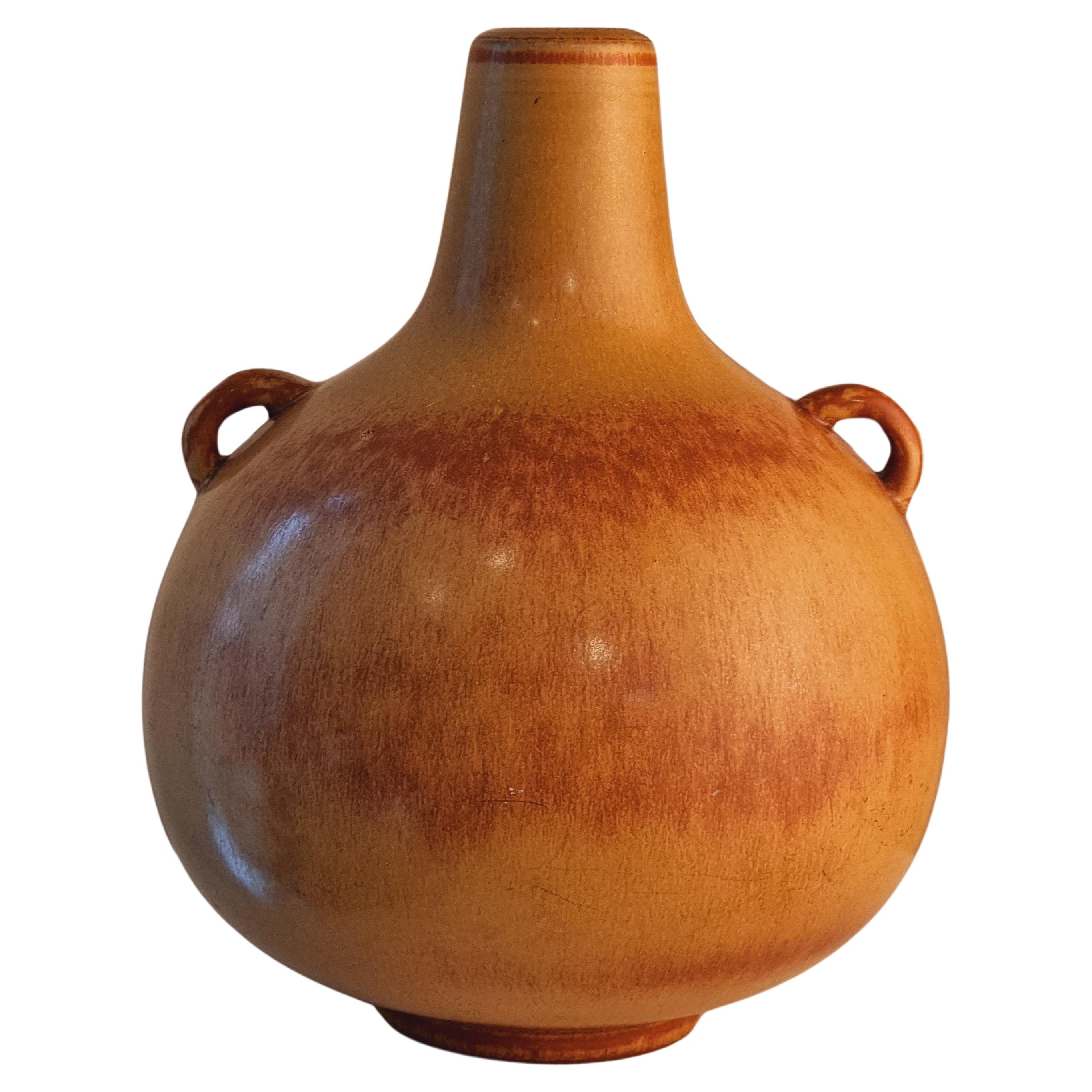 Gunnar Nylund, stoneware vase, Rörstrand, Scandinavian Midcentury