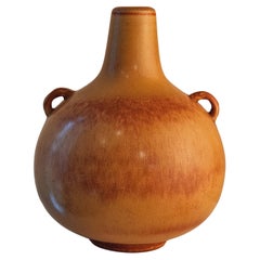 Vintage Gunnar Nylund, stoneware vase, Rörstrand, Scandinavian Midcentury