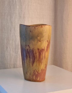 Gunnar Nylund, Steingutvase, Rörstrand, Skandinavische Modernität / Midcentury
