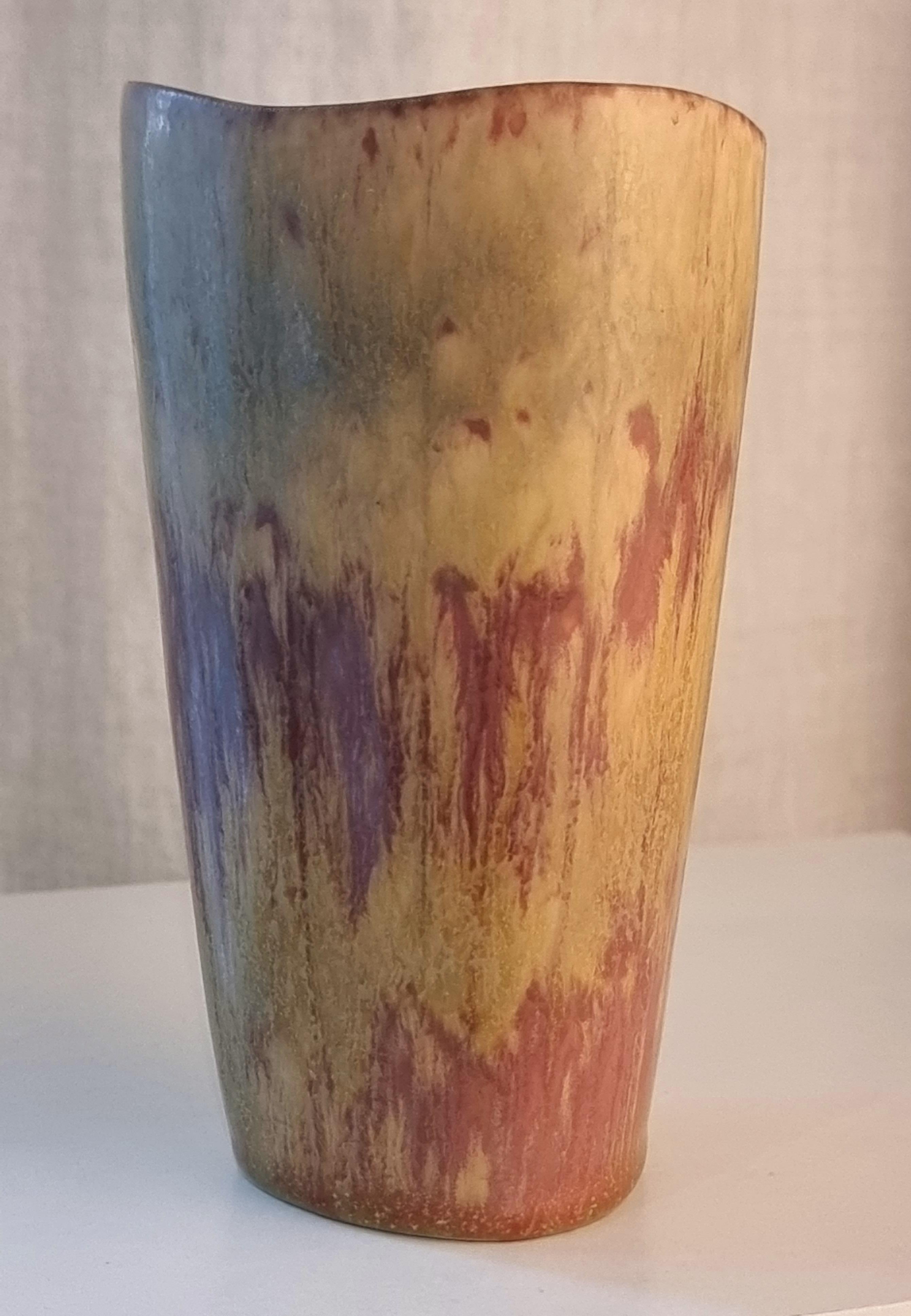 20th Century Gunnar Nylund, stoneware vase, Rörstrand, Scandinavian Modern / Midcentury For Sale