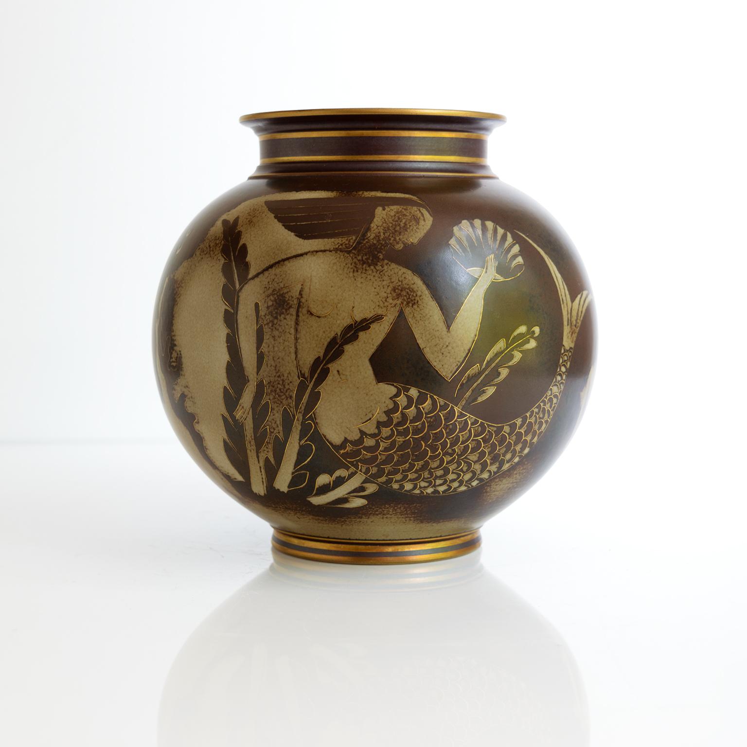 Svedese Gunnar Nylund, Art Deco svedese, vaso 