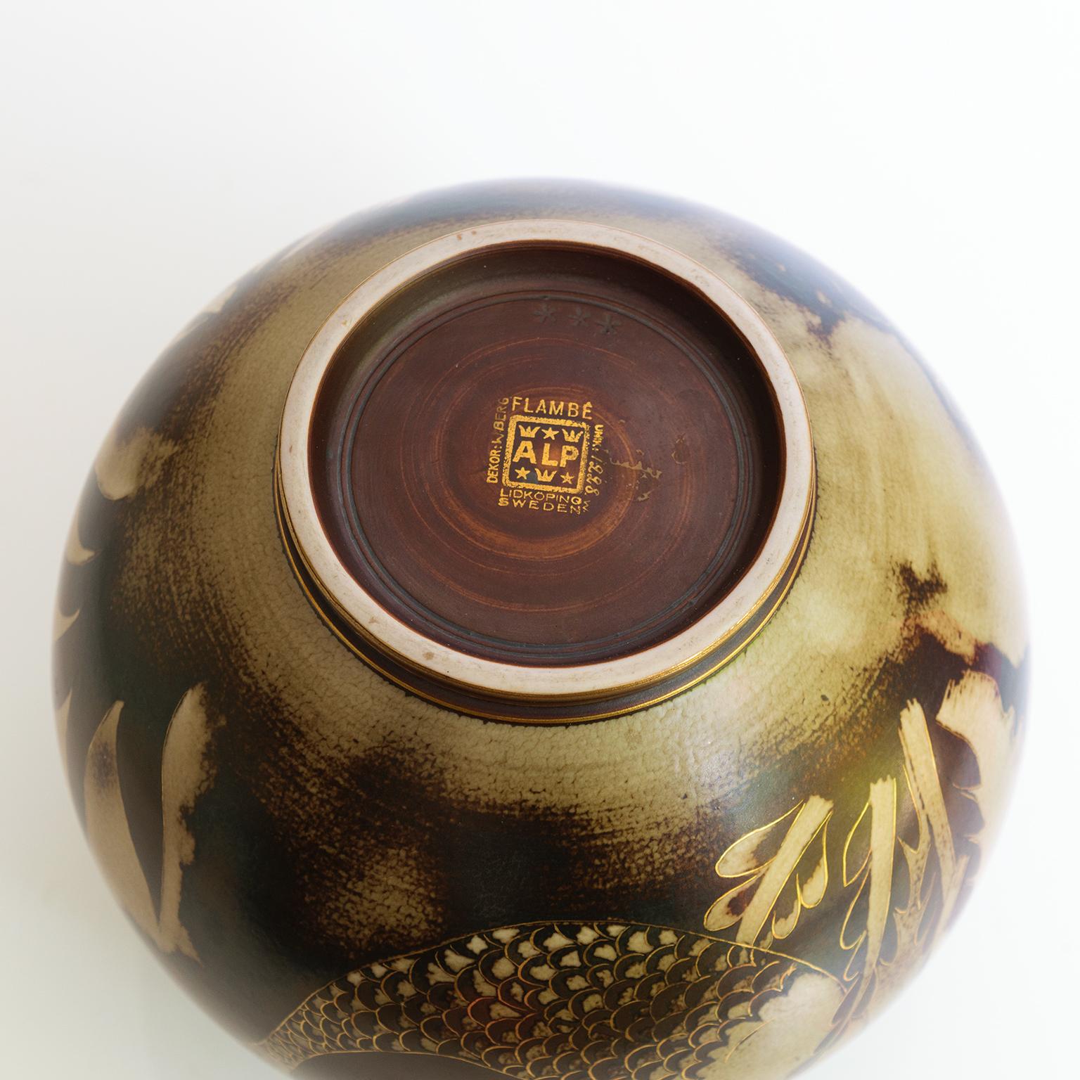 Gunnar Nylund, Art Deco svedese, vaso 