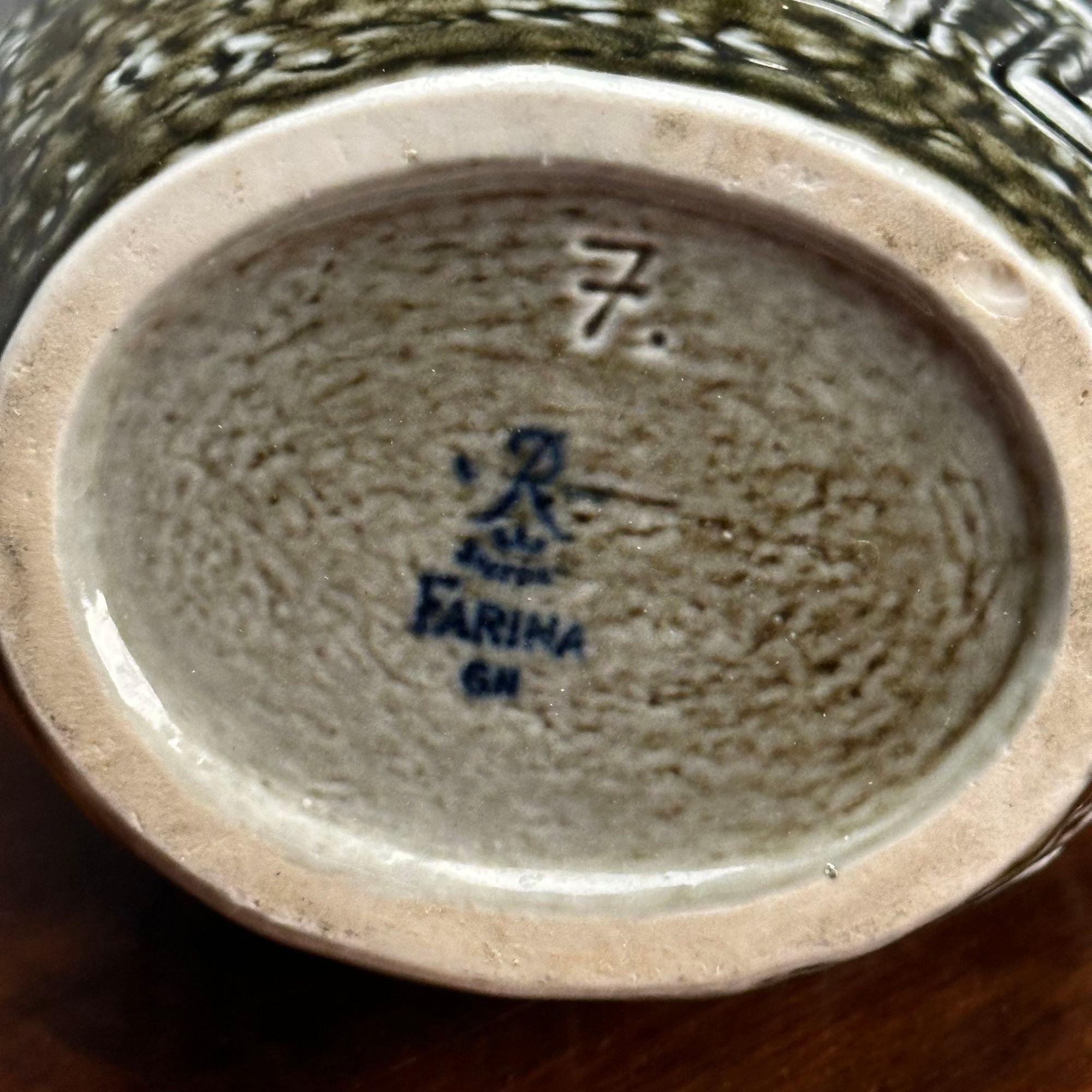 Gunnar Nylund, Swedish Mid-Century Modern, Vase vert, grès émaillé, années 1960 en vente 4