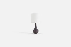Gunnar Nylund, Table Lamp, Stoneware, Rörstand, Sweden 1950s