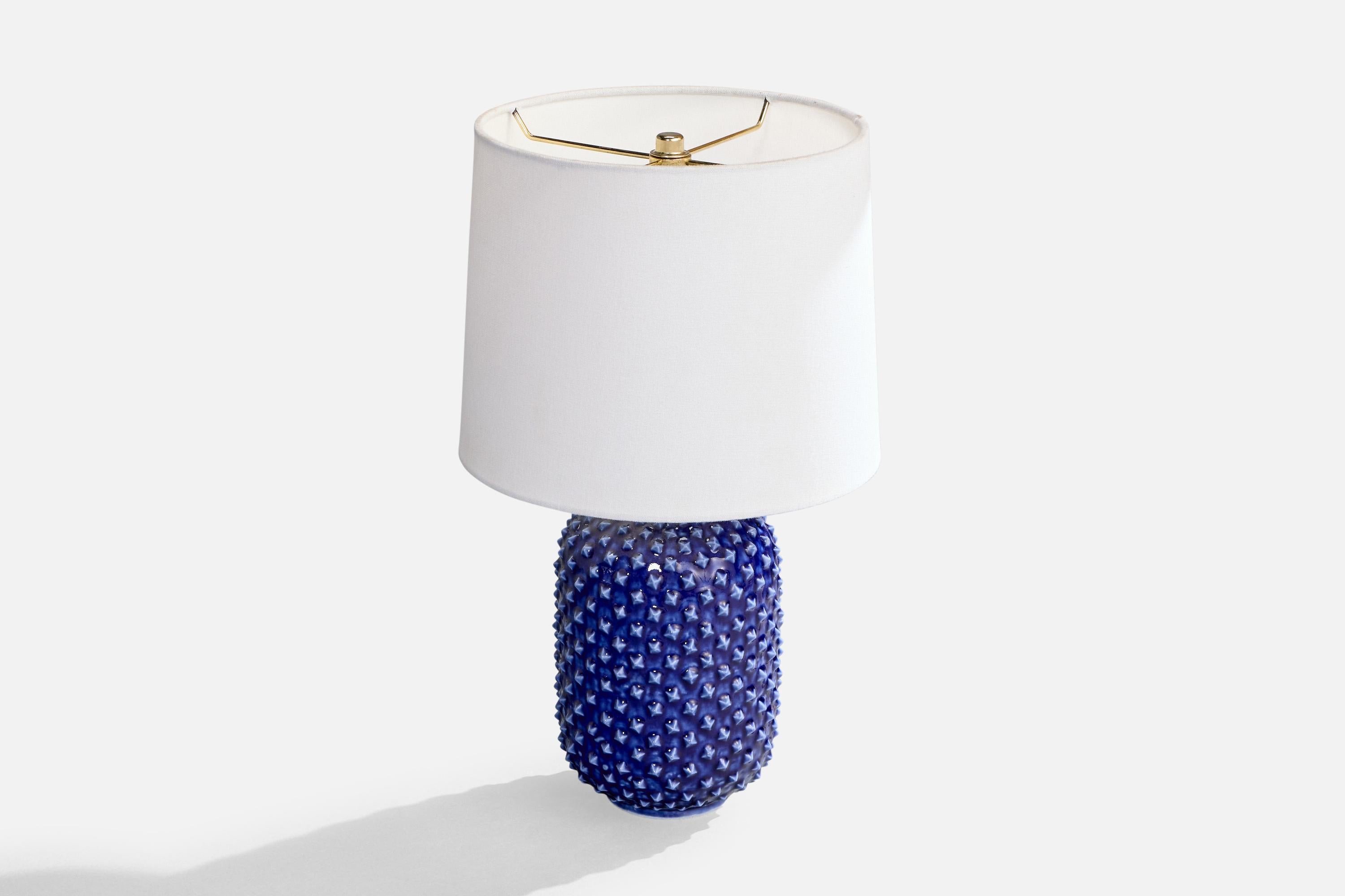 Scandinave moderne Gunnar Nylund, lampe de table, grès, Rörstand, Suède, années 1940 en vente