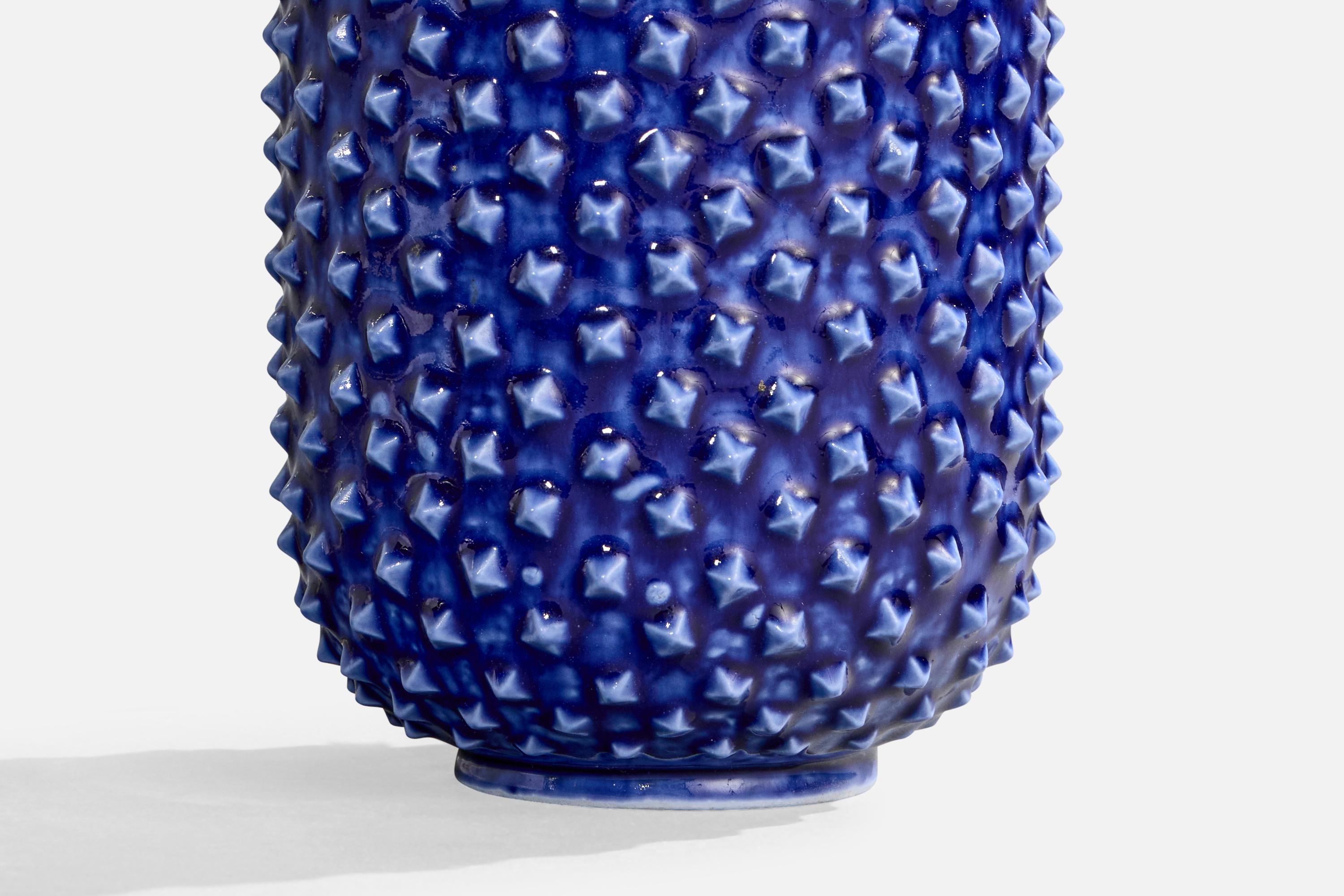 Milieu du XXe siècle Gunnar Nylund, lampe de table, grès, Rörstand, Suède, années 1940 en vente