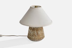 Gunnar Nylund, Table Lamp, Stoneware, Sweden, 1940s