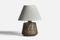 Gunnar Nylund, Table Lamp, Stoneware, Sweden, 1940s