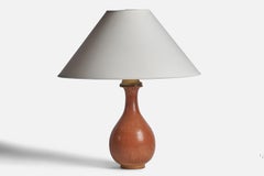 Gunnar Nylund, Table Lamp, Stoneware, Sweden, 1940s
