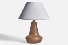 Gunnar Nylund, Table Lamp, Stoneware, Sweden, 1940s