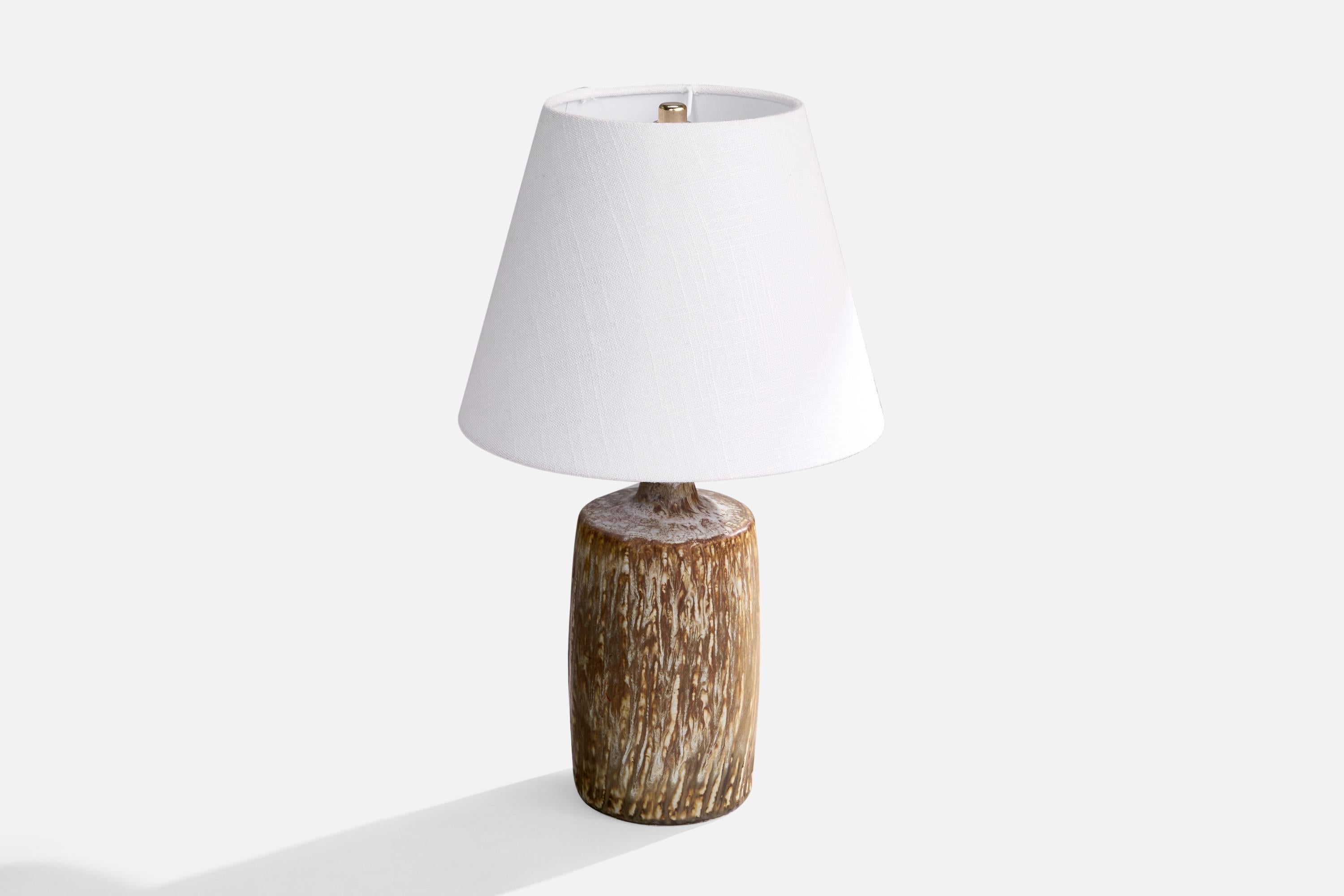 Suédois Gunnar Nylund, Lampe de Table, Grès, Suède, Années 1940 en vente