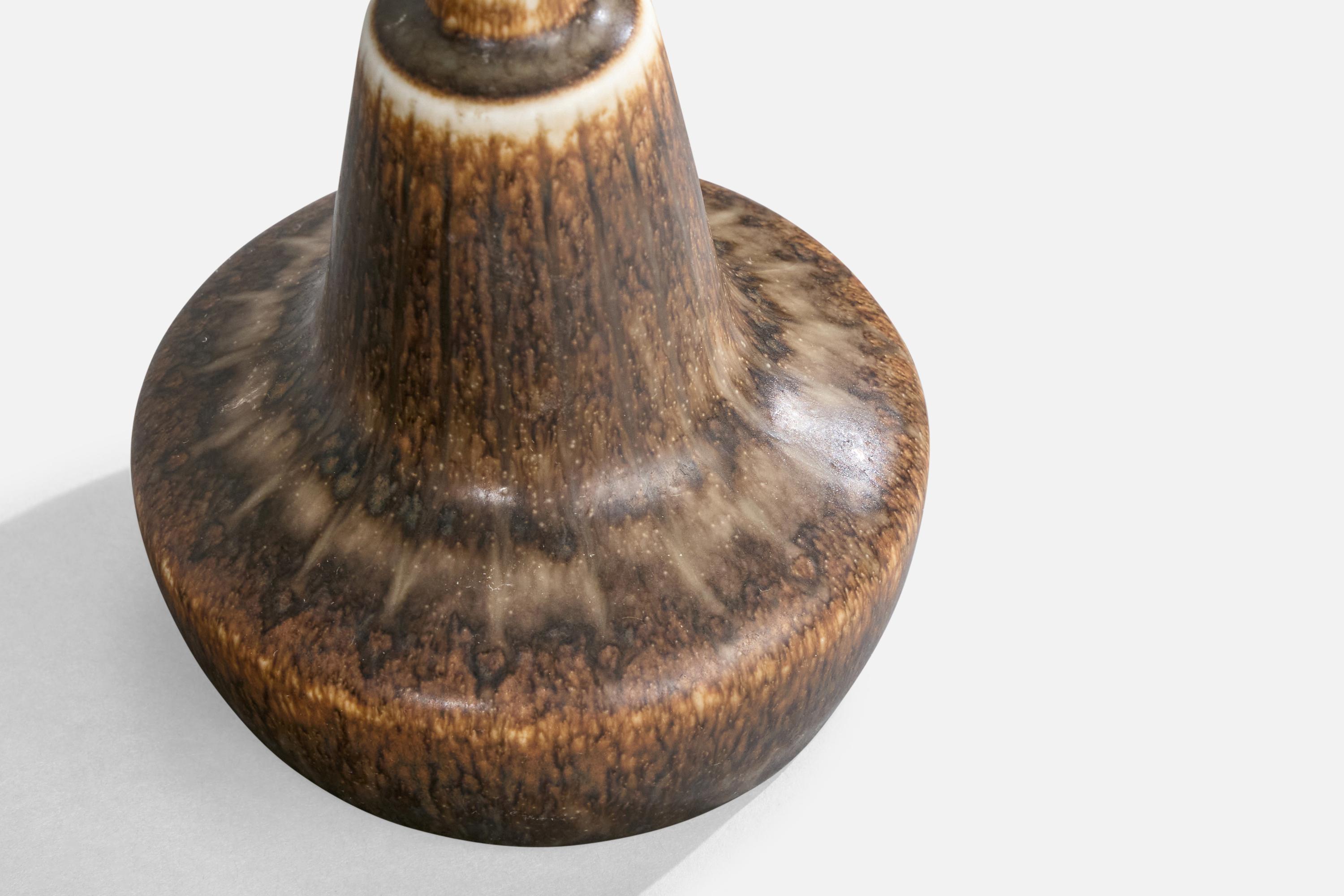 Suédois Gunnar Nylund, Lampe de Table, Grès, Suède, Années 1940 en vente