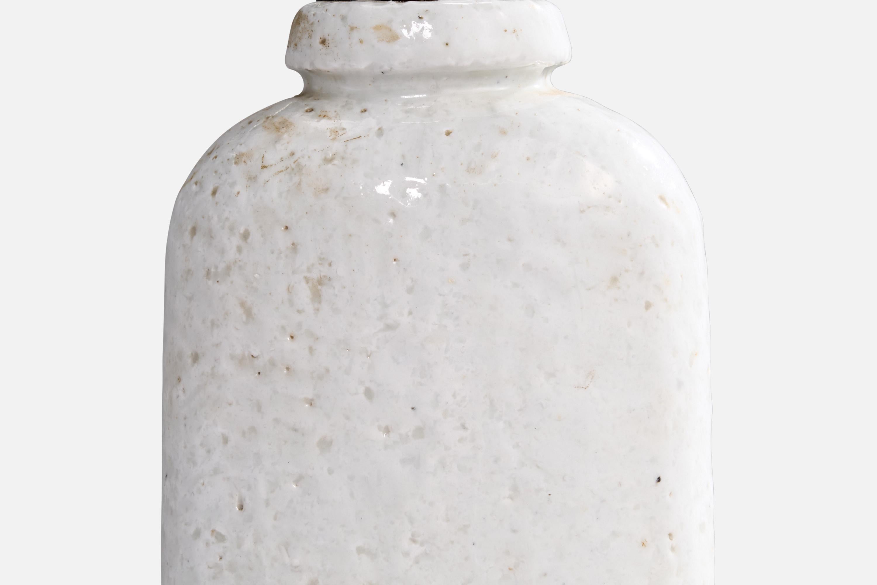 Gunnar Nylund, Table Lamp, Stoneware, Sweden, 1940s 1