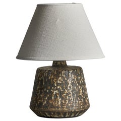 Gunnar Nylund, Lampada da tavolo, Gres, Svezia, anni '40