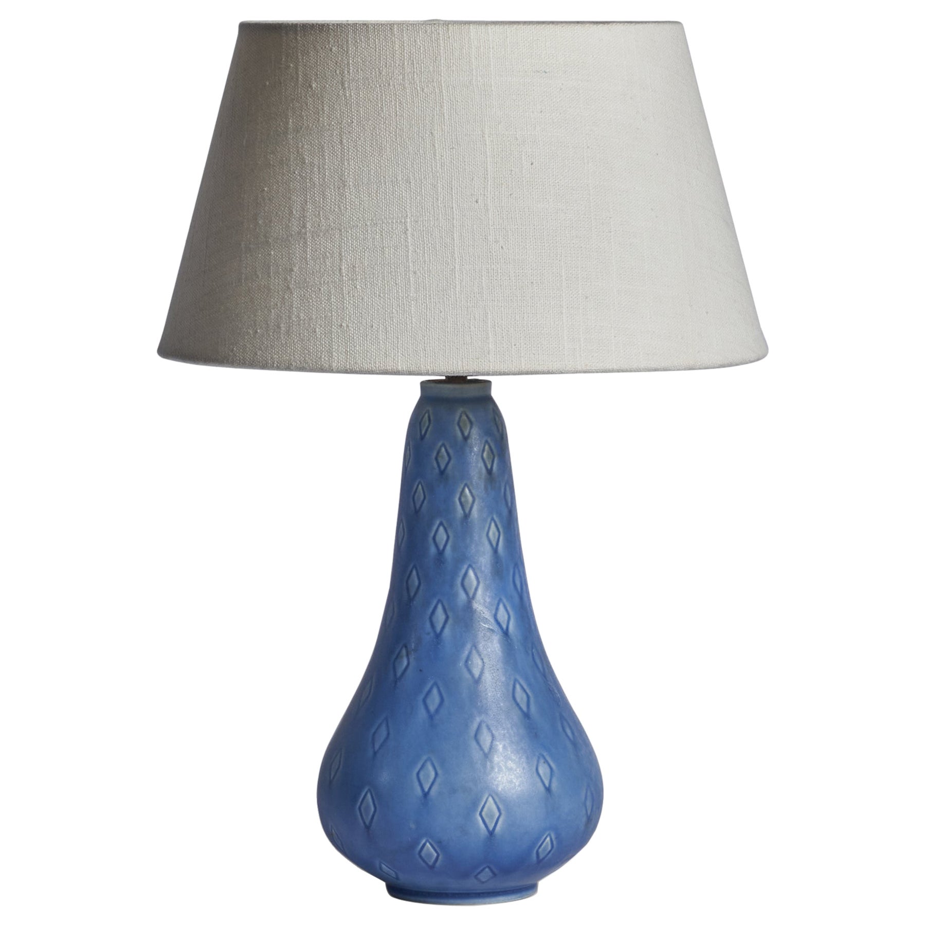 Gunnar Nylund, Lampada da tavolo, Gres, Svezia, anni '40