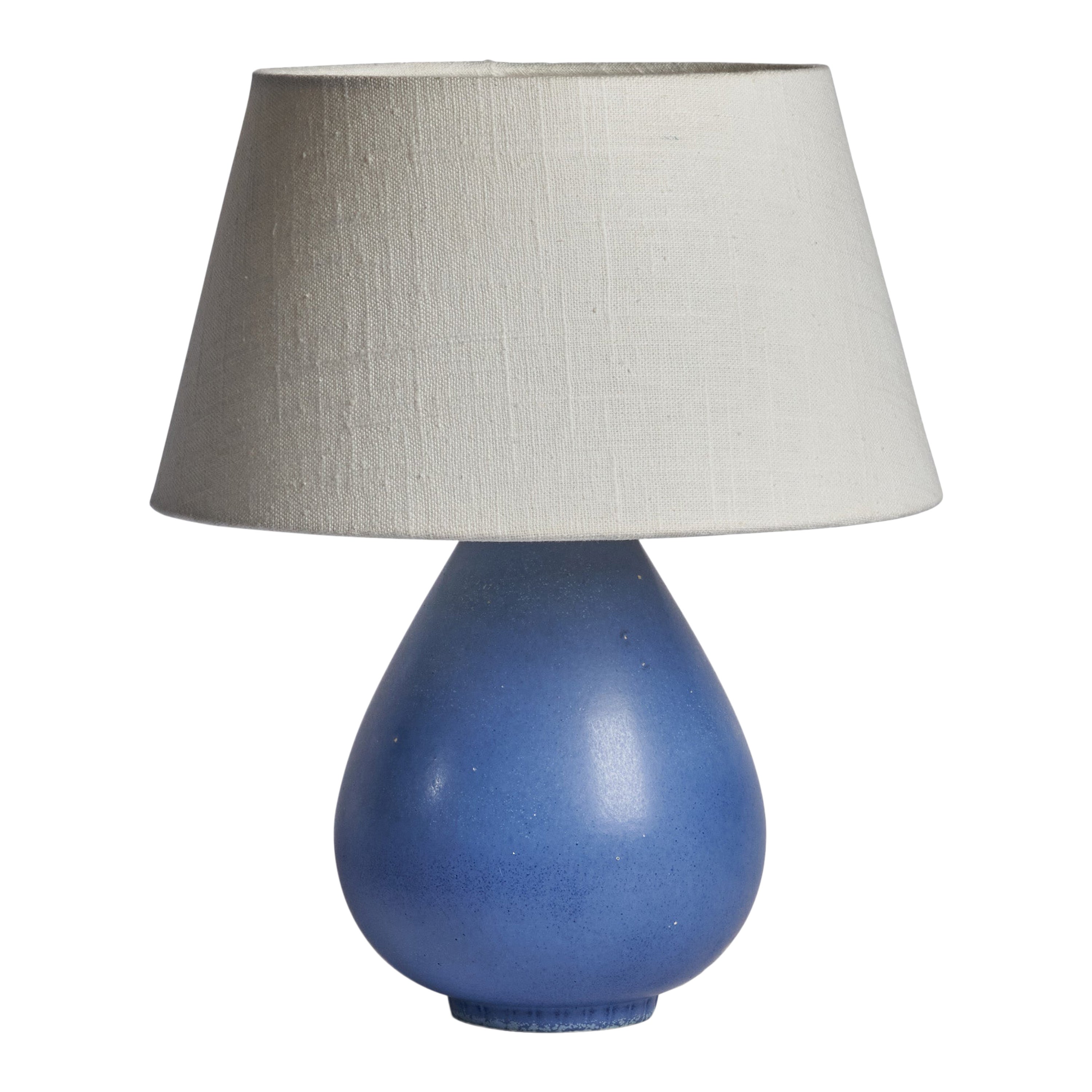 Gunnar Nylund, Lampada da tavolo, Gres, Svezia, anni '40