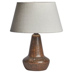 Gunnar Nylund, Table Lamp, Stoneware, Sweden, 1940s