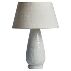 Gunnar Nylund, Tischlampe, Steingut, Schweden, 1940er Jahre