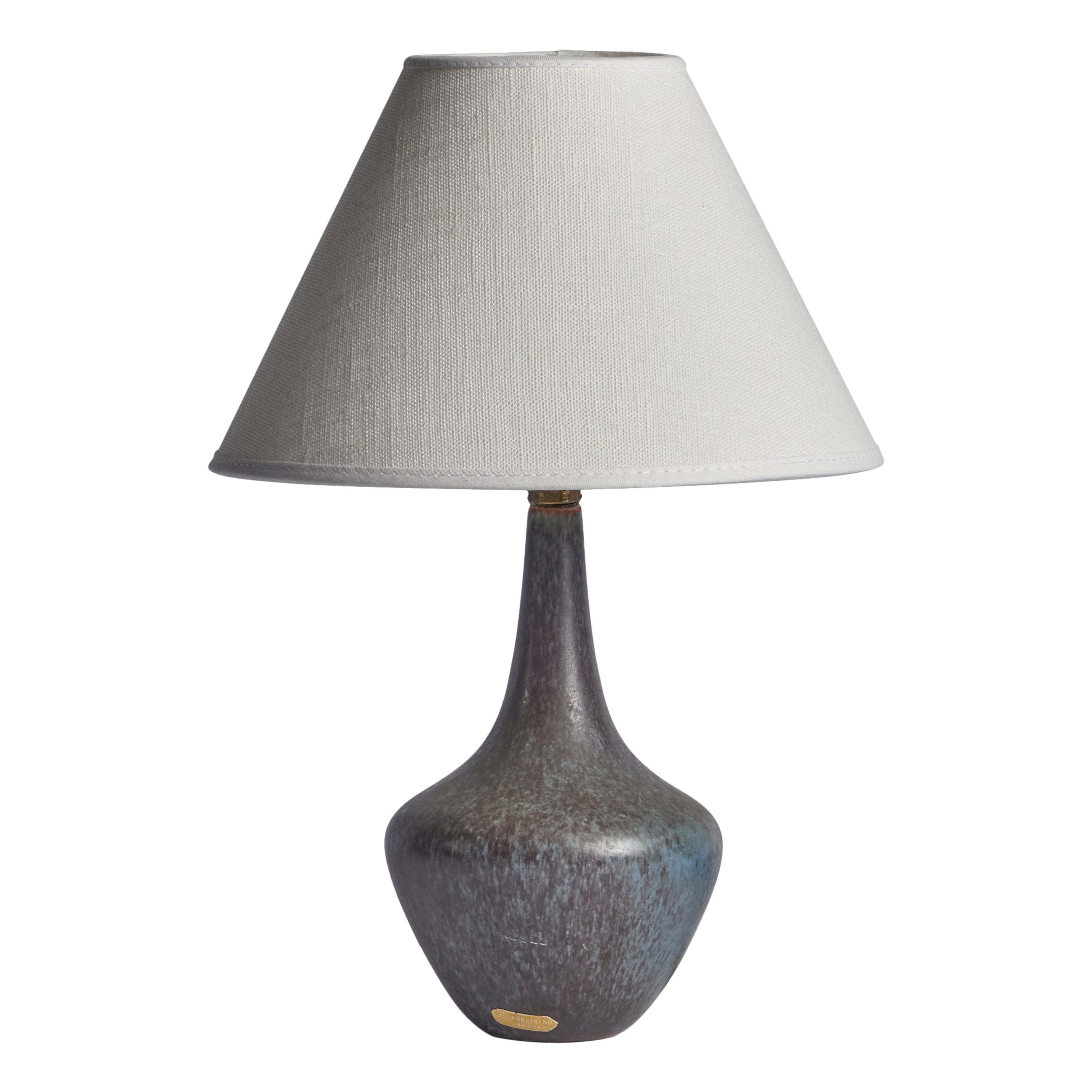 Gunnar Nylund, Lampada da tavolo, Gres, Svezia, anni '40