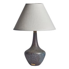 Gunnar Nylund, Lampe de Table, Grès, Suède, Années 1940