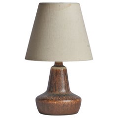 Gunnar Nylund, Table Lamp, Stoneware, Sweden, 1940s